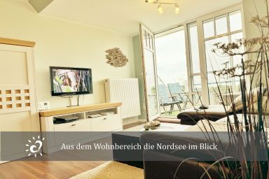 De Swolk Nordseeblick vom Balkon aus