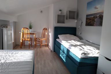 FeWo 8 im 1.Stock, Box -Betten, Terrasse mit Strandkorb