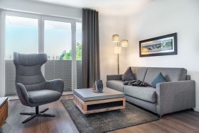 Wohn-/Essbereich mit Doppelschlafcouch