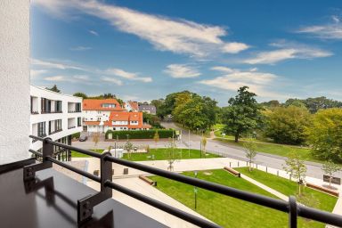 Godewindpark Travemünde - Stilvolles Apartment am Park in Ostseenähe mit Loggia und exklusivem SPA im Haus