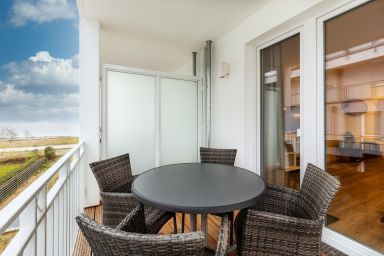 Apartmentanlage Meerblickvilla - Liebevoll eingerichtetes Apartment mit Balkon an der Ostsee - Hunde willkommen