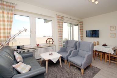 Sandwall 11a, Whg. 1 "Gästehaus Gorch Fock" - Ferienwohnung mit 2- Zimmern auf ca. 42m² mit direktem Meerblick
