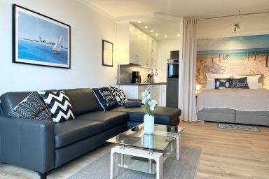 Haus Strandhochhaus Sahlenburg - SHH3 - Traumhafte Ferienwohnung mit Meerblick, Schwimmbad und Sauna