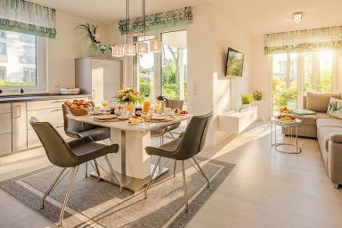 Ferienwohnung Haff Idyll - Appartement am Stettiner Haff, mit Terrasse, Sauna und Freizeitbereich