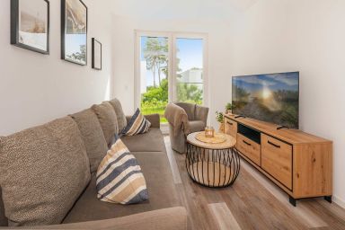 Ferienwohnung Haffkoje - Moderne Ferienwohnung am Stettiner Haff mit Sauna und Spielbereich im Grünen