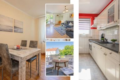 Ferienwohnung Benny - Gemütliche Ferienwohnung in Heringsdorf mit Balkon – nur 700 m vom Strand entfernt