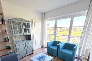 Ferienwohnung Drachen - Wasserblick in Traumlage - Ferienwohnung Drachen: Reetgedecktes Strandhaus mit eigenem Strand und Meerblick