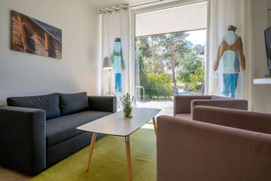 Ostseeland - Helles Apartment in Karlshagen auf Usedom mit überdachter Terrasse, strandnah