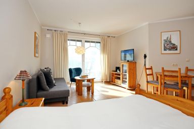Hermannstraße 16a - Gemütliches 1-Zimmer-Apartment mit Balkon für 3 Personen