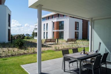 Südkap - Helle, moderne Ferienwohnung A-02 im Südkap Pelzerhaken am Strand mit Meerblick