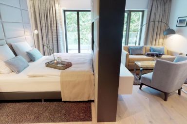 White Pearl - Luxuriöse Ferienwohnung 3.07 mit Balkon-Hundefreundlich, strandnah & barrierearm