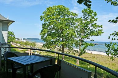 Appartementhaus am Strand m. Balkon Göhren (OR 01-09) - 02 schöne 2-Raum-Fewo mit Seeblick, Strandlage mit Terrasse