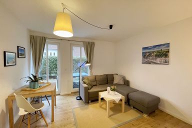 MR: Gästehaus am Brook mit 5 Ferienwohnungen - Gästehaus am Brook Whg 02 Hühnergott mit Terrasse