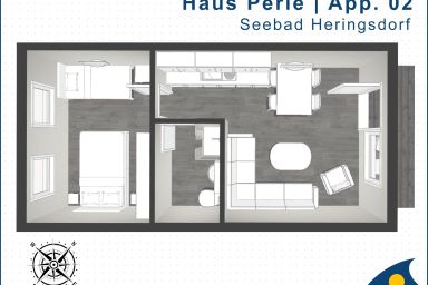 Haus Perle Whg. 02 - Perle 02