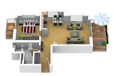 Dünenhaus Aurell - direkt am Ostseestrand - App. 2 /  Nr.2
