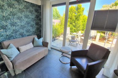 Küstenvilla Usedom mit Terrasse und Grillplatz - Bungalow mit Sonnenterrasse und Grillplatz
