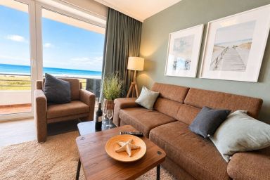 Ferienwohnung  NW 35 Balkon mit Meerblick