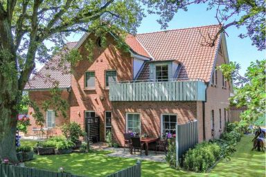 Ferienwohnung Seerose im Haus Seewind nur 800 Meter von der Nordsee entfernt auf 2.800 m² Grundstück