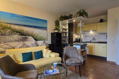 Ferienwohnung S34 "Harmonie" - Ferienappartement mit Terrasse - 450 m zum Strand mit WLAN