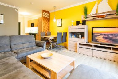 Seehof - 3-Zimmer Ferienwohnung in bester Strandlage mit Saunabereich in der Anlage