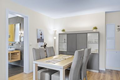 Resort Deichgraf - Strandnahe, schöne Wohnung mit Sauna, Terrasse mit Strandkorb und Landblick