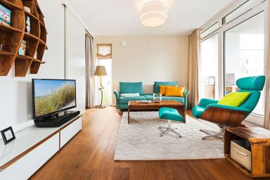 DünenResort Binz - Stilvolles Apartment mit großem Balkon in Süd-Ost-Lage und nur 150 m zum Strand!