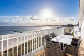 Balkon mit Ostseeblick