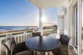Balkon mit Ãberdachung