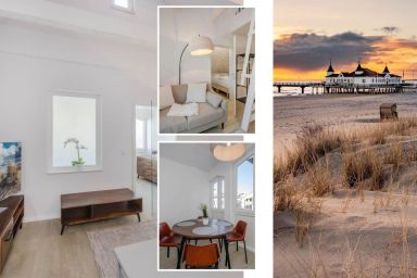 Ferienwohnung Ystad 2 - Moderne Ferienwohnung in Ahlbeck 200 m vom Strand entfernt