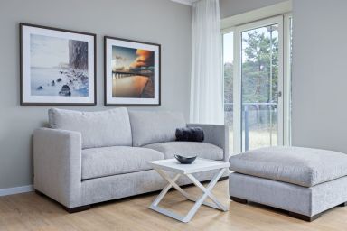 Strandresidenzen Binz-Prora - Tolles Komfort-Apartment in erster Reihe an der Ostsee mit Balkon & zwei Bädern!