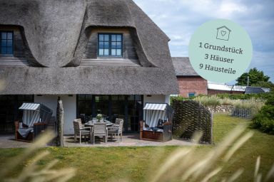 bohoSylt 4 - Exkl. Luxus-Hausteil unter Reet mit 4 Zimmern auf ca. 150 m², für bis zu 6 Pers.