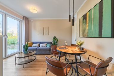 Saltwater House Scharbeutz - moderne 2 Zimmerwohnung mit Terrasse und Klimaanlage