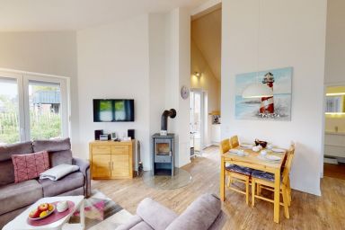 Feriendorf Südstrand - Umzäuntes Ferienhaus für 4 Personen und Hund mit Kamin und Garten an der Ostsee
