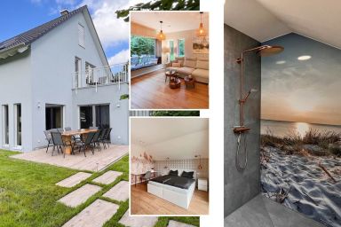 FH "zur blauen Möwe" - Modernes Ferienhaus auf Usedom – viel Platz, Garten & Terrasse in ruhiger Lage