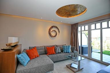 Linden-Palais - Linden-Palais Wohnung 01 – 2 Zimmer, Terrasse & Strandnähe für 3 mit Hund