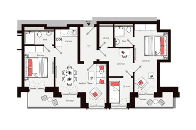 Gezeiten Suites - Gezeiten Suites No. 1 097/001