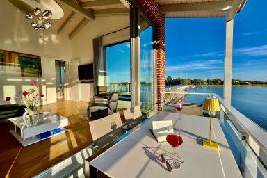 Apt. Sunset Lounge in Waase/Ummanz | Meerblick+Kamin+Sauna - USL6