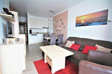 Residenz Albatros Cuxhaven (3) - ALB-1.28 - Schöne Fewo für 4 Personen, Balkon mit Seeblick
