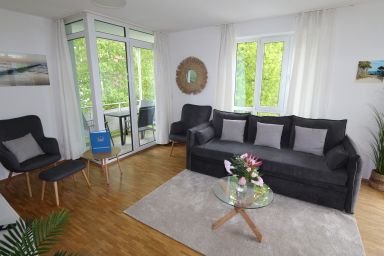Residenz Düne III - Ferien-Apartments in Boltenhagen - DUN-07 - Helle Fewo im 1. OG mit zwei Balkonen, mit Haustier