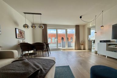 Ferienwohnung "JungfernEcke" mit Sauna, Hafenspitze Quartier