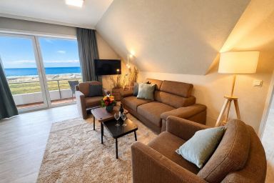 Ferienwohnung  NW 34 Balkon mit Meerblick