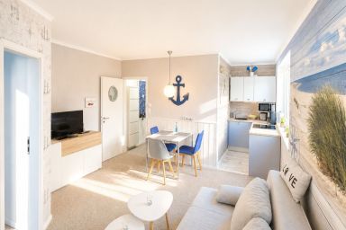 3-Sterne Ferienwohnung Deichgraf  C-3, Nordsee Burhave mit Balkon, Parkplatz, Pool & Sauna, WLAN