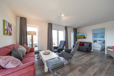 NordseeResort Friesland - Tolles Ferienapartment an der Nordsee mit Südbalkon und Sauna - 200 m zum Strand