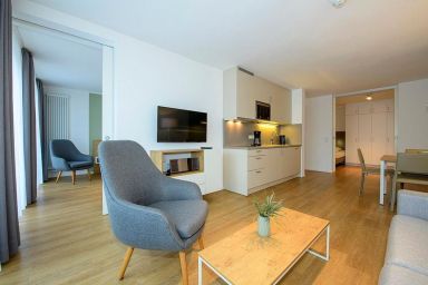 Apartmentvilla Anna See - Apartment mit Terrasse, Strandkorb & Saunanutzung - toll für Familien mit Hund!