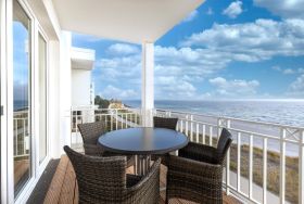 Balkon mit Ostseeblick