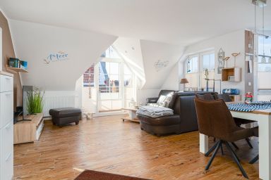 Mühlenkieker - Gemütliche Ferienwohnung (80qm) für 4 Personen mit Balkon in zentraler Lage