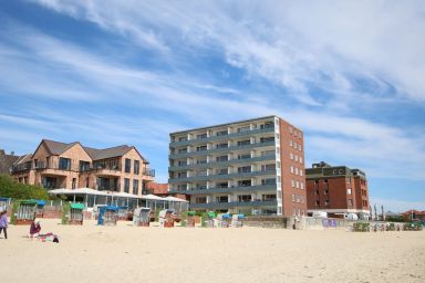 Königstraße 5, Whg. 7, Atlantischer Hof - Ferienwohnung mit 1- Zimmer auf ca. 43m² in 1. Strandlage mit Meerblick