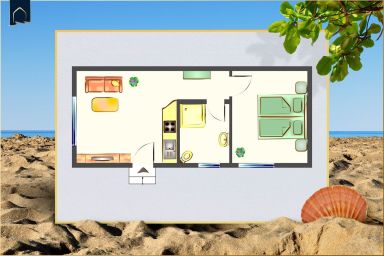 Ferienwohnung Sonneneck - Gemütliche Ferienwohnung in Kachlin mit Garten, Sauna & Spielplatz im idyllischen Usedom-Dorf