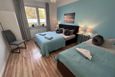 Ferienwohnung NORDLICHT mit Balkon und Infrarotsauna - Ferienwohnung Nordlicht im EG ruhig, familienfreundlich mit Infrarotsauna