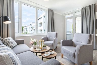 Godewindpark Travemünde Deluxe-Suite 2.03 - Modernes Apartment für 4 Personen mit Balkon, strandnahe Lage
